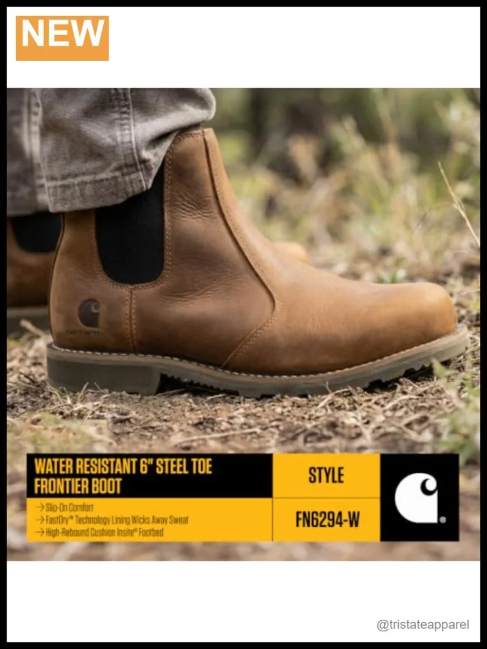 Women's Steel Toe Chelsea Boots Water Resistant Leather Slip-On Work Boots